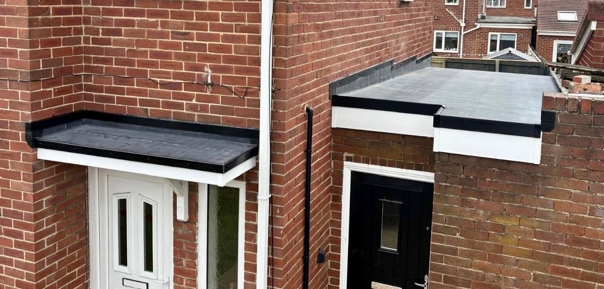 Door Canopy & EPDM Flat Roof            Replacement.