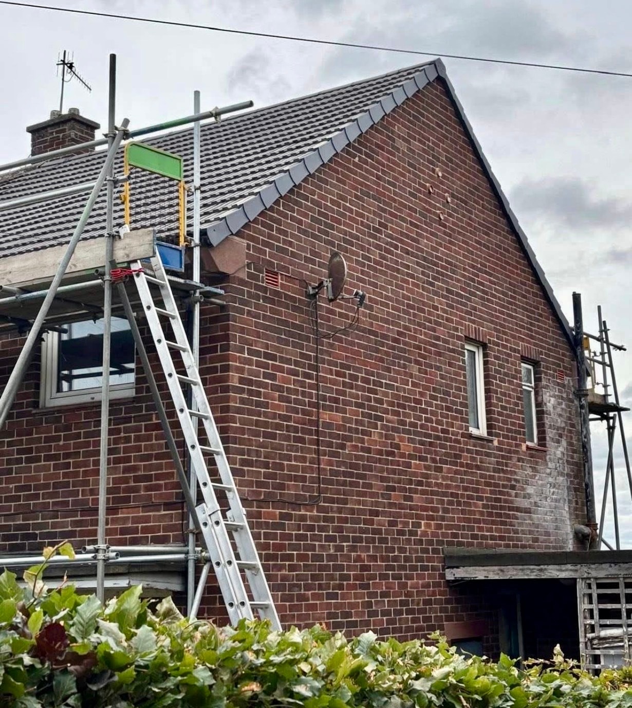 Re-roof with Scaffolding