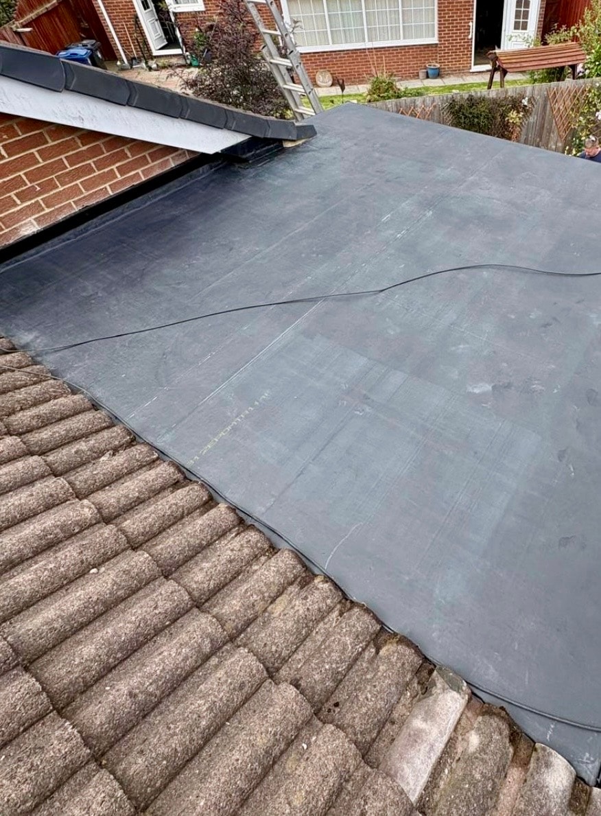 EPDM Flat Roof Installation